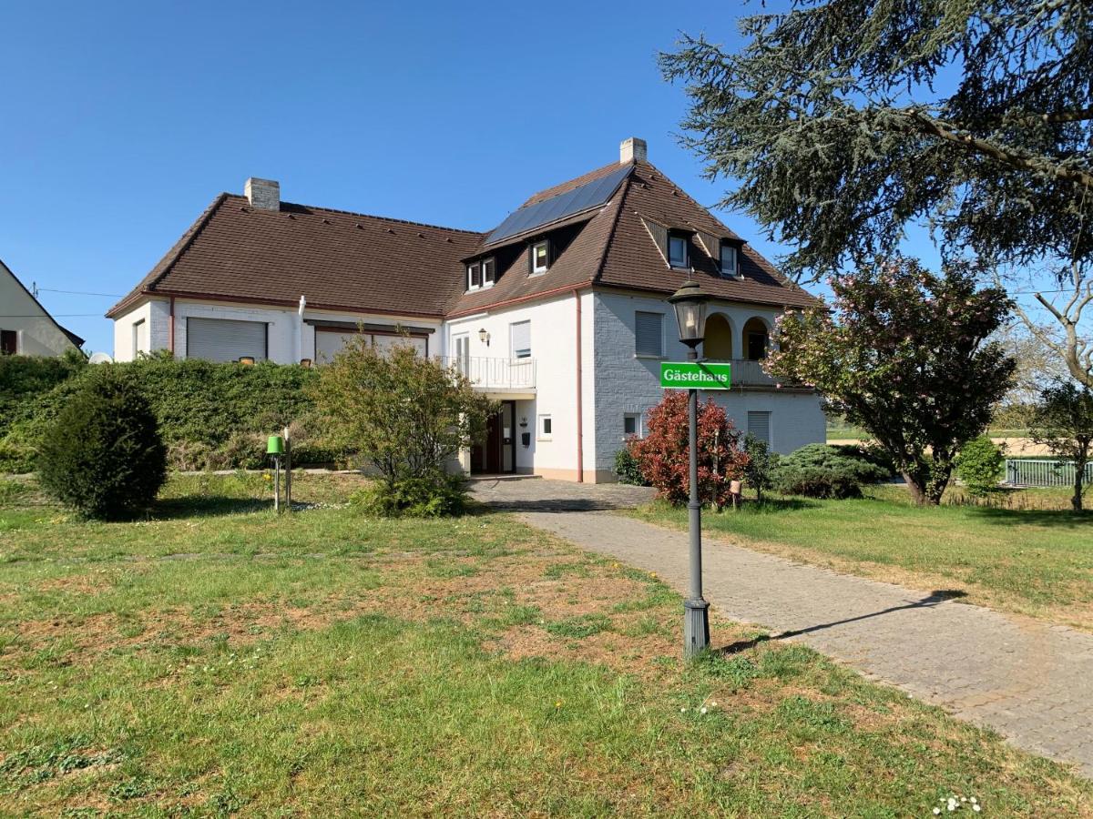 Gaestehaus An Der Rheinbruecke Altlussheim Exteriér fotografie